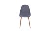 Picture of EMBER Dining Chair with Wood-Tone Metal Legs