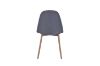 Picture of EMBER Dining Chair with Wood-Tone Metal Legs