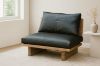 Picture of TIMBERA 100% Genuine Leather Reclaimed Pine Wood Sofa Range - 3+1+1 Sofa Set
