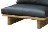 Picture of TIMBERA 100% Genuine Leather Reclaimed Pine Wood Sofa Range - 3+1+1 Sofa Set