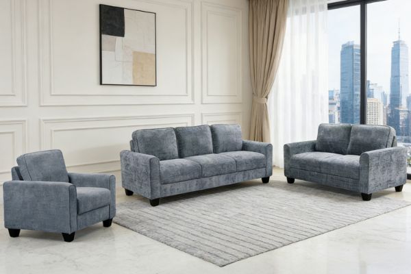 Picture of ANTONIA Fabric Sofa Range (Blue) - 3+2+1 Sofa Set