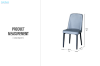 Picture of AINA Dining Chair (Dark Grey) - Set of 4