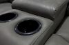 Picture of MARVIN Air Leather Manual Reclining Sofa Range (Grey) - 1 Seat Recliner Chair (1R)