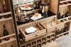 Picture of WALLACE Large Oak Wood Multifunctional Storage Bar Cabinet