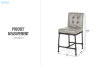 Picture of LENTO Bar Chair - Each