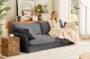 Picture of CAVINAS 3.5/2.5/1.5 Seater Fabric Sofa Range with Removable and Washable Covers (Dark Grey)
