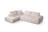 Picture of FABIEN Fabric Sectional Compressed Sofa (Beige)