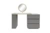Picture of NOOK 3-Drawer Extension Dressing Table with LED Mirror and Makeup Stool Set