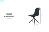 Picture of MARMURA 360° Swivel  Dining Chair (Dark) - Each