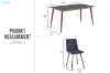 Picture of BARRON 150 7PC Sintered Stone Top Dining Set