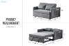 Picture of JOSSILYNN Chenille Fabric Sofa Bed with Side Pocket