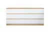 Picture of YORU 160 6-Drawer Tallboy/Dresser (Oak & White)