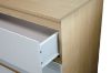 Picture of YORU 160 6-Drawer Tallboy/Dresser (Oak & White)