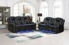Picture of FAIRWAY Air Leather Dual Motor Reclining Sofa Range - 3RRC+2RRC Sofa Set