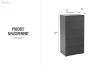 Picture of LORIEN 5-Drawer Tallboy