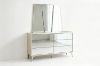 Picture of MIRORA 4PC/5PC/6PC Mirrored Bedroom Combo Set in Queen/King Size