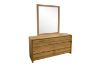 Picture of BRITTON Australian Marri Hardwood Bedroom Combo Set- 5PC King