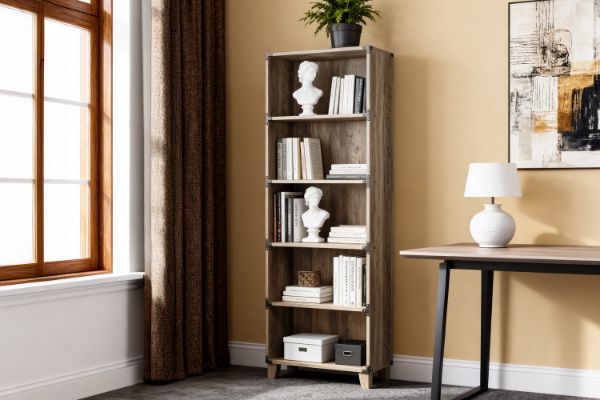Picture of RIVERTON 5 - Tier Bookcase/Display Shelves (180x30cm)