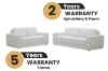 Picture of CORTONA 3/2 Seater Fabric Sofa Range - 2 Seater