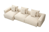 Picture of ROMINA Feather-Filled Modular Sectional Sofa Range - 2PC Combo Set (LAF Armchairx1 + Right Facing Chaisex1)