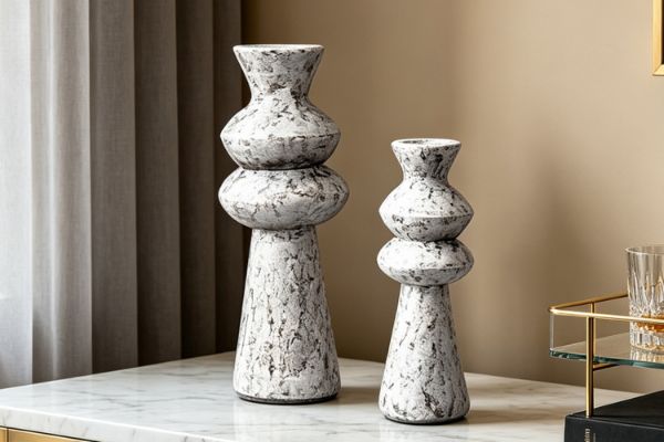 Picture of 650-062 H39 & H46 Terracotta Vase Set