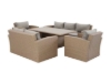 Picture of [FLOOR MODEL CLEARANCE] ZANE 5PC Wicker Outdoor Dining Set