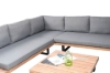Picture of [FLOOR MODEL CLEARANCE] BASTON Aluminum Sectional Outdoor Lounge Sofa Set