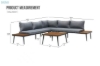 Picture of [FLOOR MODEL CLEARANCE] TOPAZ Sectional Outdoor Lounge Sofa Set