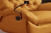 Picture of [FLOOR MODEL CLEARANCE] SANO 360° Swivel Manual Recliner Lounge Chair with Mobile Holder (Orange)
