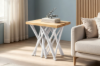 Picture of NATURA Solid Teak Wood Rectangle Side Table