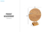 Picture of 650-040 Round Carving Decor Solid Teak Wood Sculpture (40cmx51cm)