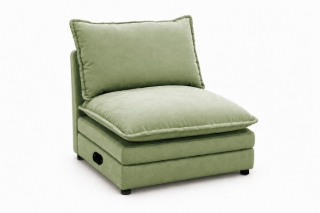 Picture of MELLOW Modular Sectional Sofa Range (Sage Green) - Armless Chair