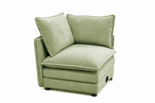 Picture of MELLOW Modular Sectional Sofa Range (Sage Green) - Left Facing Armchair
