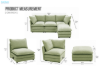 Picture of MELLOW Modular Sectional Sofa Range (Sage Green)